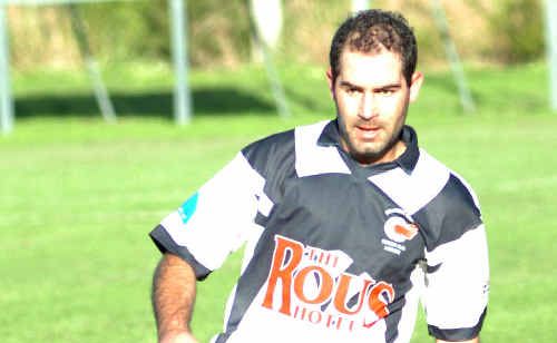 A file picture of Ian McGregor, who scored Rovers’ first goal on Saturday and featured in a tough midfield battle with Pottsville. A file picture of Ian McGregor, who scored Rovers’ first goal on Saturday and featured in a tough midfield battle with Pottsville.