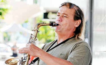 Fired up: Busker Tim Walsh is protesting Coffs Harbour City Council’s policy for busking in the city. Fired up: Busker Tim Walsh is protesting Coffs Harbour City Council’s policy for busking in the city.