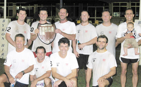 PICTURED after the final are members of the winning Werewolves team with the championship shield.
PICTURED after the final are members of the winning Werewolves team with the championship shield.