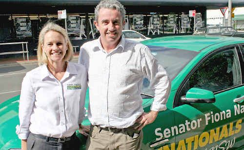 Senator Fiona Nash with The Nationals Page candidate Kevin Hogan Senator Fiona Nash with The Nationals Page candidate Kevin Hogan