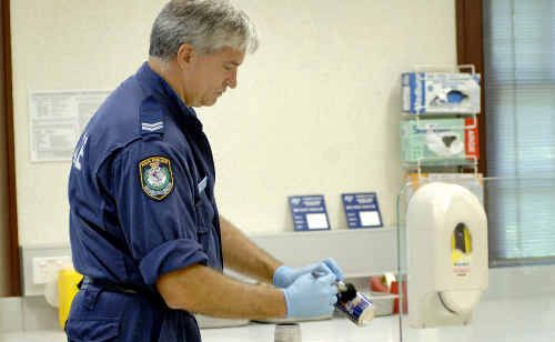 High-tech: Forensic Services Unit fingerprint technician, Snr Const Matthew Thompson, is one of 14 highly qualified forensic police doing ground-breaking work in Lismore. High-tech: Forensic Services Unit fingerprint technician, Snr Const Matthew Thompson, is one of 14 highly qualified forensic police doing ground-breaking work in Lismore.