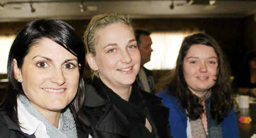 Angela Atkinson, Charleville, Cathryn Coleborn, Goondiwindi, and Kat Power from Toowoomba at the South West Youth Network forum yesterday. Angela Atkinson, Charleville, Cathryn Coleborn, Goondiwindi, and Kat Power from Toowoomba at the South West Youth Network forum yesterday.
