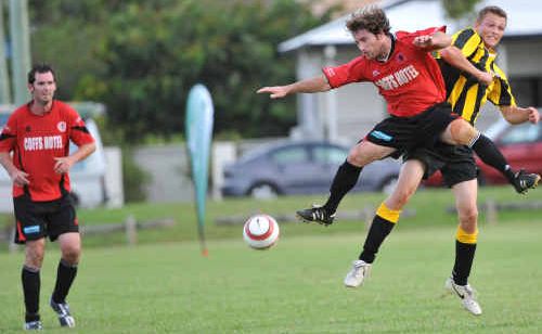 Coffs United’s Anthony Wiseman will need to be watched closely by the Boambee defence. Coffs United’s Anthony Wiseman will need to be watched closely by the Boambee defence.