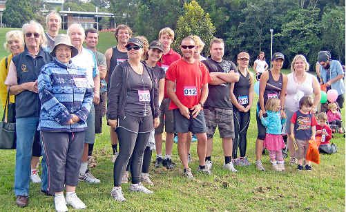 Have you ever seen a fitter looking bunch of elite athletes? The crew from Dunoon about to embark on the Darrell Chapman Fun Run last Sunday. Have you ever seen a fitter looking bunch of elite athletes? The crew from Dunoon about to embark on the Darrell Chapman Fun Run last Sunday.