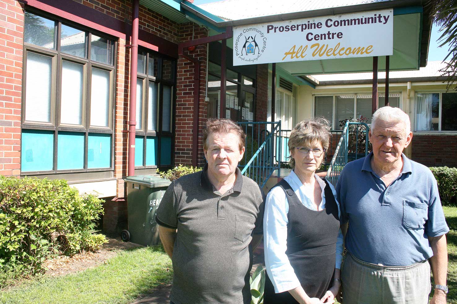 Proserpine Community Centre Association is facing closure. Commitee member Ken Hughes, Community Centre Coordinator Lynn Fenton and Col Mengel. Proserpine Community Centre Association is facing closure. Commitee member Ken Hughes, Community Centre Coordinator Lynn Fenton and Col Mengel.
