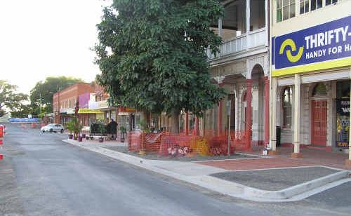 The $1.35 million revitalisation project on Skinner Street, pictured right, is expected to be completed by early August. The $1.35 million revitalisation project on Skinner Street, pictured right, is expected to be completed by early August.