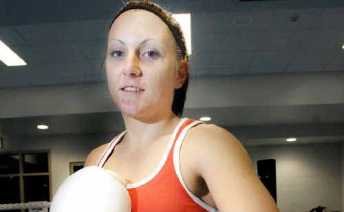 SHELLEY Watts, pictured early in her amateur boxing career which started in northern New South Wales, has come a long way since she took up the sport in 2010 due to a football injury. Picture: Jay Cronan. SHELLEY Watts, pictured early in her amateur boxing career which started in northern New South Wales, has come a long way since she took up the sport in 2010 due to a football injury. Picture: Jay Cronan.