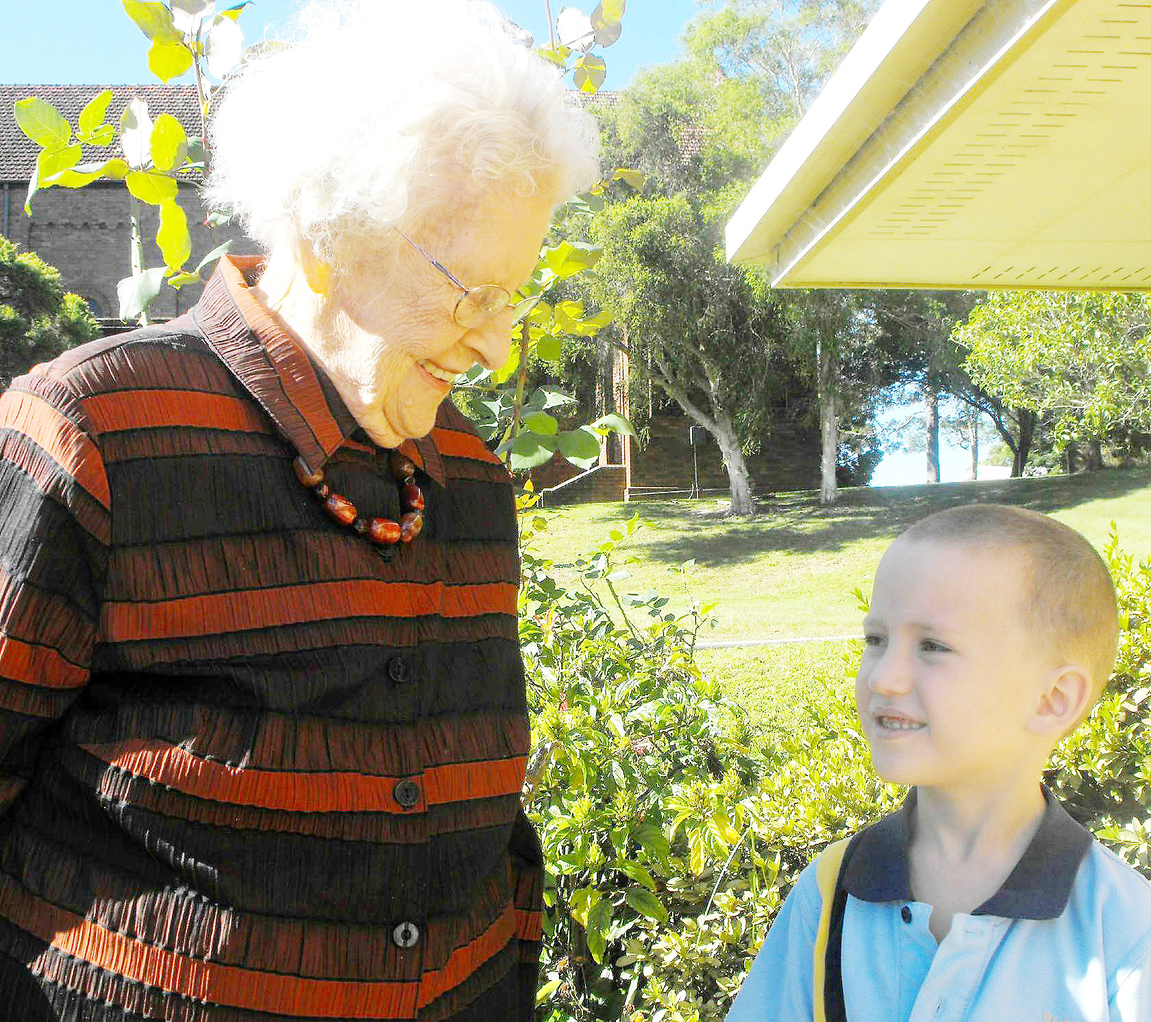 From the oldest to the youngest – Marge Buckley is the oldest living ex-student of St John’s and Bud Smith is in kindergarten, and both are looking forward to the school’s centenary celebrations on the long weekend. From the oldest to the youngest – Marge Buckley is the oldest living ex-student of St John’s and Bud Smith is in kindergarten, and both are looking forward to the school’s centenary celebrations on the long weekend.