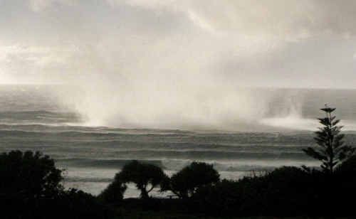 TAKING SHAPE: A water spout starting over the ocean at Lennox Head. TAKING SHAPE: A water spout starting over the ocean at Lennox Head.