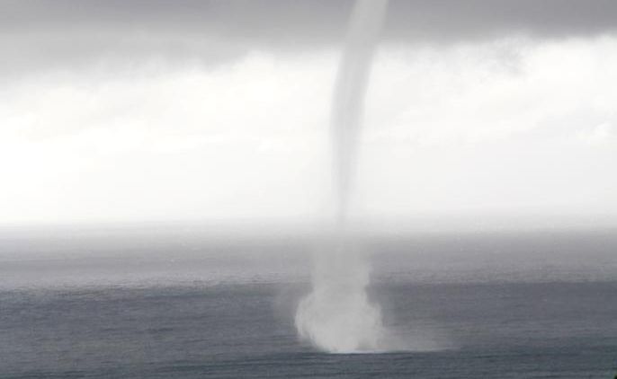 The waterspout hit Lennox Head at around 7.30am on Thursday morning, causing wide-spread damage and leaving over 2000 homes without power. The waterspout hit Lennox Head at around 7.30am on Thursday morning, causing wide-spread damage and leaving over 2000 homes without power.