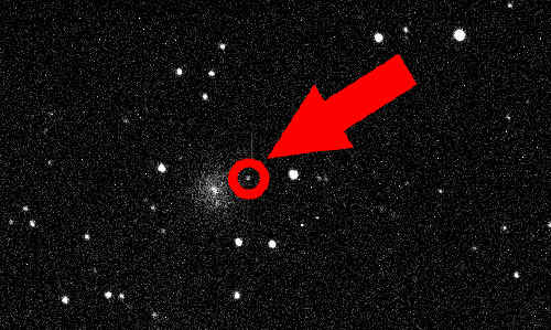 Brendan Downs’ photo of the new supernova he discovered this week. Brendan Downs’ photo of the new supernova he discovered this week.