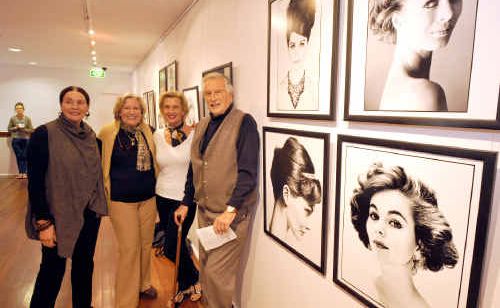 Fashion photographer Geoffrey Lee at his exhibition Fashion and Beauty Photography from the 50s, 60s, and 70s with three of his former models who travelled down from the Byron Bay area to catch up with Geoffrey at his artist’s talk, from left, Lyn Diamond, Jan Carmody and Di Parkinson. Fashion photographer Geoffrey Lee at his exhibition Fashion and Beauty Photography from the 50s, 60s, and 70s with three of his former models who travelled down from the Byron Bay area to catch up with Geoffrey at his artist’s talk, from left, Lyn Diamond, Jan Carmody and Di Parkinson.