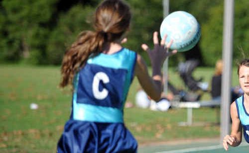 City Centre’s Lisa O’Donohue passes the ball to City WA Alice Dougherty. City Centre’s Lisa O’Donohue passes the ball to City WA Alice Dougherty.