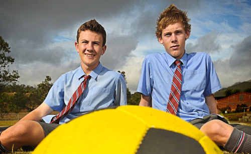 Matthew Haines and Jesse Comerford are off to Germany with Joeys football squad. Matthew Haines and Jesse Comerford are off to Germany with Joeys football squad.