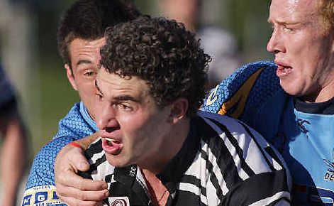 Dominant display: Seagulls player Ben Ridge attracts Norths defenders during Tweed Heads’ 40-10 Queensland Cup win on Saturday. Dominant display: Seagulls player Ben Ridge attracts Norths defenders during Tweed Heads’ 40-10 Queensland Cup win on Saturday.