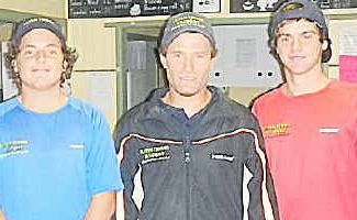 Fab five: Rhys Johnston, Matt Allen, Eli Baylis and Jarred Hall from the Baylis Tennis Academy at Sawtell. Fab five: Rhys Johnston, Matt Allen, Eli Baylis and Jarred Hall from the Baylis Tennis Academy at Sawtell.