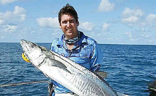 Mackay Game Fishing Club member Craig Breadsell caught this Spanish mackerel off Mackay. Mackay Game Fishing Club member Craig Breadsell caught this Spanish mackerel off Mackay.