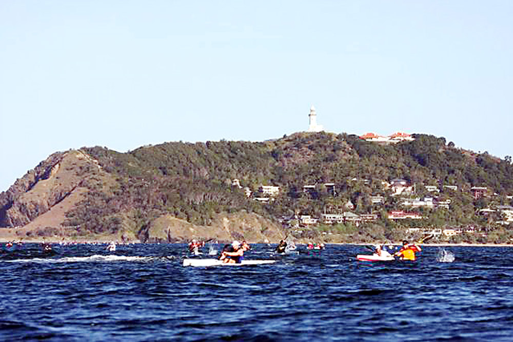 Next month’s Byron Bay Ocean Paddle is set to attract 300 paddlers. Next month’s Byron Bay Ocean Paddle is set to attract 300 paddlers.