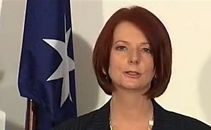 At a media conference in Parliament House, Ms Gillard told the media she was At a media conference in Parliament House, Ms Gillard told the media she was