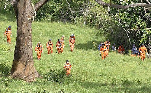 SES volunteers assist police in their search for missing drug dealer Saaid Zaiter after the burnt-out 4WD he was driving was found at Barkers Vale in December 2008. SES volunteers assist police in their search for missing drug dealer Saaid Zaiter after the burnt-out 4WD he was driving was found at Barkers Vale in December 2008.