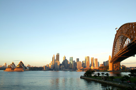 Sydney Harbour skyline, New South Wales Sydney Harbour skyline, New South Wales