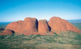 Uluru / Kata Tjuta Region - Kata Tjuta / The Olgas aerial Uluru / Kata Tjuta Region - Kata Tjuta / The Olgas aerial