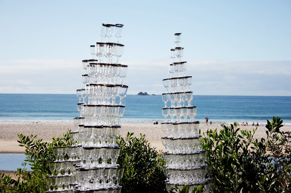 Lisa Anderson’s ‘IVU (Frozen Tsunami)’ sparkles on the foreshore. Lisa Anderson’s ‘IVU (Frozen Tsunami)’ sparkles on the foreshore.