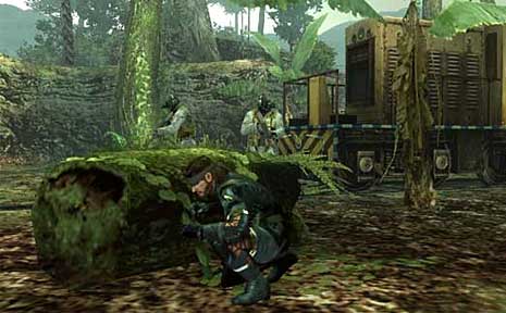 A scene from Metal Gear Solid: Peace Walker on the PSP. A scene from Metal Gear Solid: Peace Walker on the PSP.