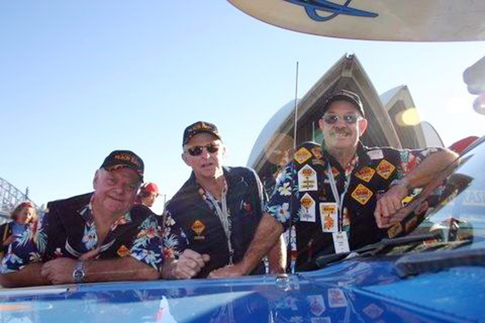 The Beach Bums: Trevor Watts (left), Ray Crandell and Phil Batson. The Beach Bums: Trevor Watts (left), Ray Crandell and Phil Batson.