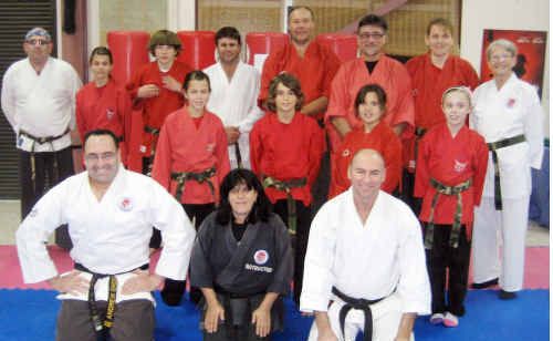 Annette Watson (back row, far right) with students and instructors (front, from left) Mark Finlayson, Lisa Marx and Richard Marlin. Annette Watson (back row, far right) with students and instructors (front, from left) Mark Finlayson, Lisa Marx and Richard Marlin.