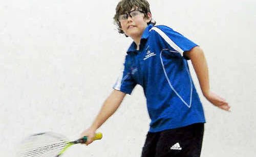 EYE ON THE BALL: Brad Harrison of Coffs Harbour holds No 3 under-13 ranking in the State. EYE ON THE BALL: Brad Harrison of Coffs Harbour holds No 3 under-13 ranking in the State.