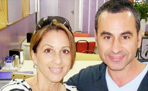 Faye and Des Sakkas, who is the grandson of the Belle Vue Cafe’s original owners Jim and Vreta Menegas. Faye and Des Sakkas, who is the grandson of the Belle Vue Cafe’s original owners Jim and Vreta Menegas.