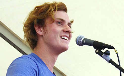 Earth Unplugged organiser Hugh Duffie performs. Earth Unplugged organiser Hugh Duffie performs.