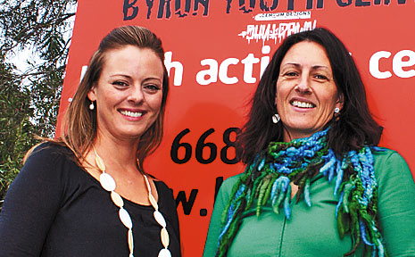 Byron Youth Service director Di Mahoney (right) and Kate Reed, the new co-ordinator of the service’s Project U-Turn. Byron Youth Service director Di Mahoney (right) and Kate Reed, the new co-ordinator of the service’s Project U-Turn.