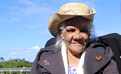 Auntie Dulcie Nicholls enjoys NAIDOC Week celebrations at Brunswick Heads. Auntie Dulcie Nicholls enjoys NAIDOC Week celebrations at Brunswick Heads.