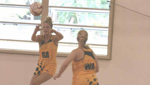 Gladstone’s Poppy Larson (left) in action for the Capricorn Claws. Larson was left out of the final Claws Squad which will contest the Tier Two State Netball League preliminary final, July 24. Gladstone’s Poppy Larson (left) in action for the Capricorn Claws. Larson was left out of the final Claws Squad which will contest the Tier Two State Netball League preliminary final, July 24.