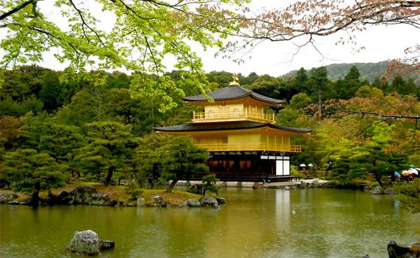 Kinkaku-ji Temple of Golden Pavillion in Kyoto. Kinkaku-ji Temple of Golden Pavillion in Kyoto.