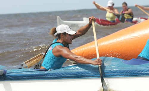 Gladstone’s Sonia Adams will paddle for Australia in a 72km challenge in Hawaii later this year. Gladstone’s Sonia Adams will paddle for Australia in a 72km challenge in Hawaii later this year.
