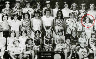 Goolmangar Public School in 1981: (Rear, from left) Mark Cregan, Matthew McNamara, Paul Cregan, Sharon Graham, Alison Savins, Rachael McNamara, Richard Doohan, Nicholas Beever, Darren Barnes, Sean Ardern; (centre) Mr King, Bart Doohan, David Willis, Alison McNamara, Penny Sommerville, Annette Doohan, Sonja Fetcher, John Duncanson, Peter Graham, Julian Assange, Mrs McLeod; (front) Sonia Doohan, Michelle Johnson, Kelly McParlane, Natalie Willis, Veronica Duncanson, Jeanne Moss, Nellie Lucas, Jacki Burgess, Tanya McNamara; (kneeling) Craig Ardern, Karl Steenson, Shayne Steenson, Brett Savins. Goolmangar Public School in 1981: (Rear, from left) Mark Cregan, Matthew McNamara, Paul Cregan, Sharon Graham, Alison Savins, Rachael McNamara, Richard Doohan, Nicholas Beever, Darren Barnes, Sean Ardern; (centre) Mr King, Bart Doohan, David Willis, Alison McNamara, Penny Sommerville, Annette Doohan, Sonja Fetcher, John Duncanson, Peter Graham, Julian Assange, Mrs McLeod; (front) Sonia Doohan, Michelle Johnson, Kelly McParlane, Natalie Willis, Veronica Duncanson, Jeanne Moss, Nellie Lucas, Jacki Burgess, Tanya McNamara; (kneeling) Craig Ardern, Karl Steenson, Shayne Steenson, Brett Savins.