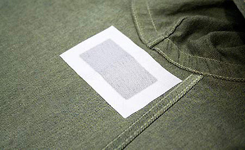 All one must do is iron or sew the tea-bag sized patch inside the armpit area of a garment and it will last the distance. All one must do is iron or sew the tea-bag sized patch inside the armpit area of a garment and it will last the distance.