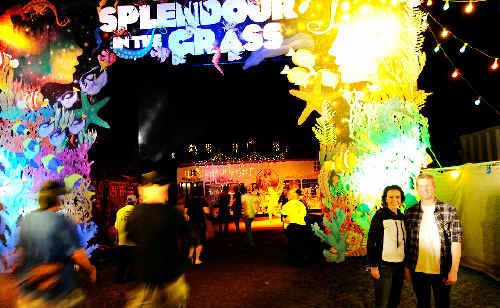 Lucy Smith and Joseph Hodges, of Brisbane, made the trip to Splendour in the Grass at Woodford. Lucy Smith and Joseph Hodges, of Brisbane, made the trip to Splendour in the Grass at Woodford.