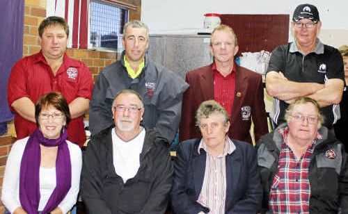 Above, Suburbs Junior Rugby League Club life members (back, from left) Charlie Thorne, Brendan Cussen, Paul Roche, John Bradfield, (front) Judy Nielsen, Ian Morton, Yvonne Baguley and Arthur Baguley. Above, Suburbs Junior Rugby League Club life members (back, from left) Charlie Thorne, Brendan Cussen, Paul Roche, John Bradfield, (front) Judy Nielsen, Ian Morton, Yvonne Baguley and Arthur Baguley.