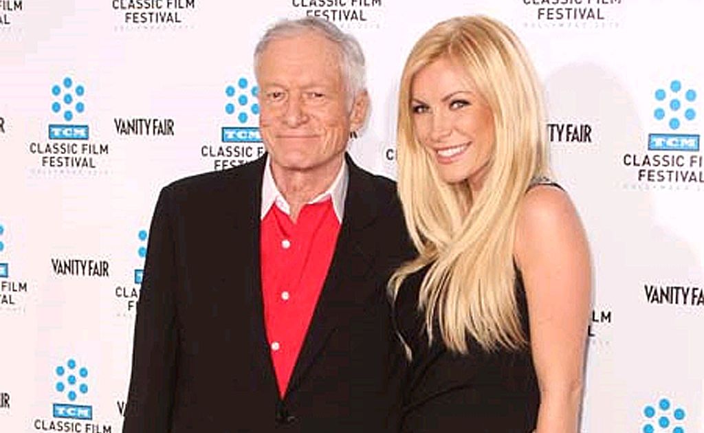 Hugh Hefner and Crystal Harris. Hugh Hefner and Crystal Harris.