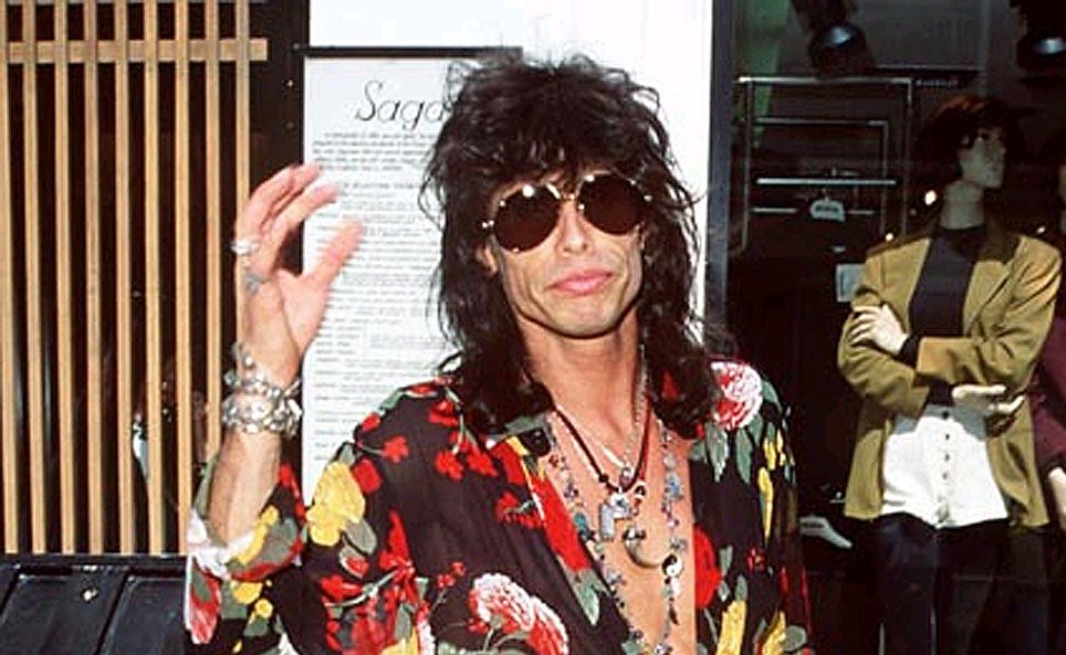 Steven Tyler from Aerosmith. Steven Tyler from Aerosmith.