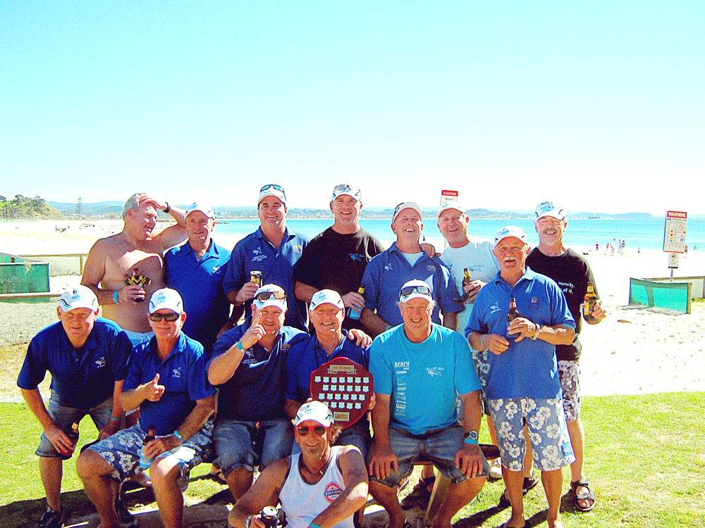 PICTURED are Byron Bay Winter Whales team members celebrating their success at Greenmount. PICTURED are Byron Bay Winter Whales team members celebrating their success at Greenmount.