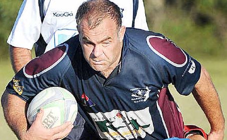 Hard yakka: Veteran prop Iain Everiss has been putting in the hard yards for the Fraser Coast Mariners this season. The Kiwi will do it all again next year as well. Hard yakka: Veteran prop Iain Everiss has been putting in the hard yards for the Fraser Coast Mariners this season. The Kiwi will do it all again next year as well.