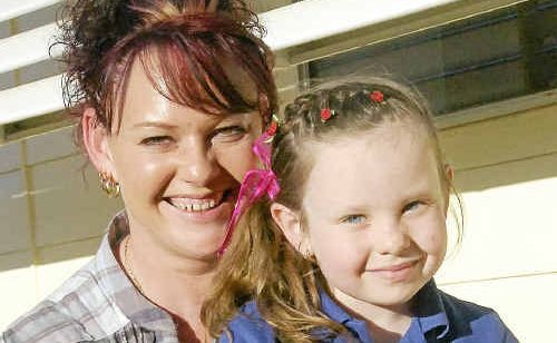 Kristy Mather doesn’t know who is going to look after her daughter Mackenzii, 5, during the summer school holidays, when she goes off to work. Kristy Mather doesn’t know who is going to look after her daughter Mackenzii, 5, during the summer school holidays, when she goes off to work.