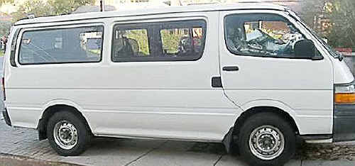 The white van involved in an alleged sexual assault on Sunday at Drayton had a left side sliding door, no rear seats (work man style van) with two left hand side glass windows and possibly windows on the right hand side (similar to the one depicted). The white van involved in an alleged sexual assault on Sunday at Drayton had a left side sliding door, no rear seats (work man style van) with two left hand side glass windows and possibly windows on the right hand side (similar to the one depicted).