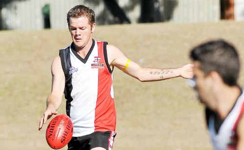 BITS midfielder Lukas Hall is out of action for the finals, after injuring his knee last week against the Yaralla Mudcrabs. BITS midfielder Lukas Hall is out of action for the finals, after injuring his knee last week against the Yaralla Mudcrabs.
