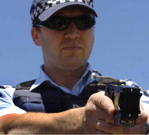 NSW Police have defended the use of tasers after a man died when he was hit with voltage. NSW Police have defended the use of tasers after a man died when he was hit with voltage.